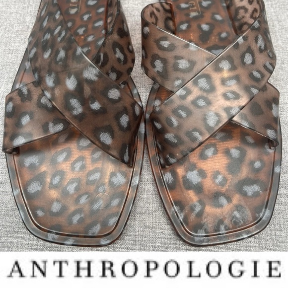 Anthropologie Shoes - Matisse Brown and Black Leopard Sandals❤️ New! Size 9